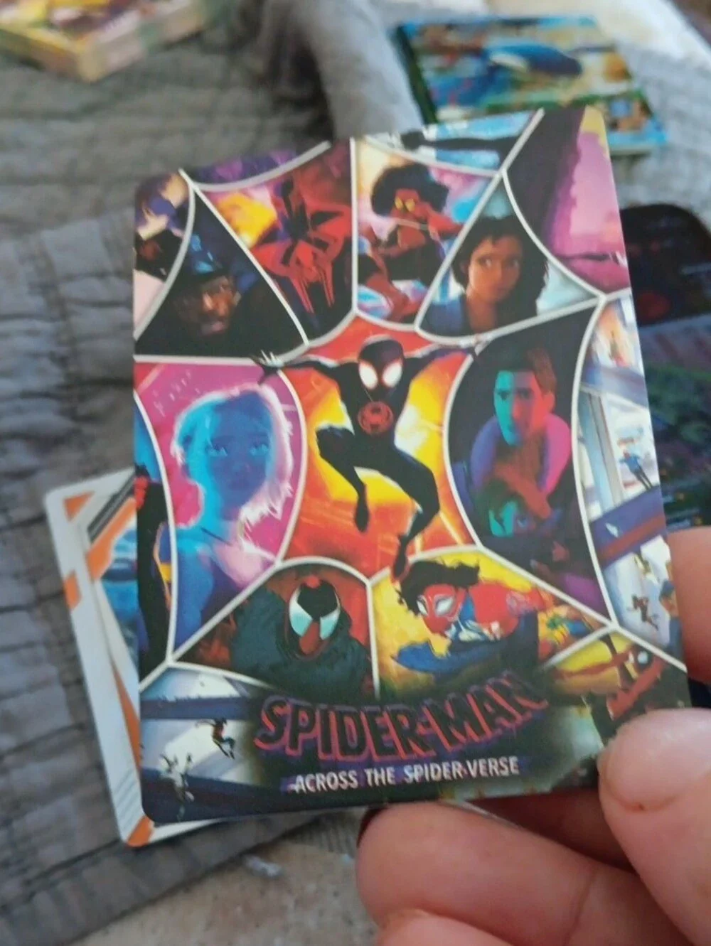 Marvel Spider-Man Peni Parker Holographic Card — Blue & Red Accents